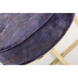 TOV Furniture Layla Ottoman | Peacock TOV-OC3718