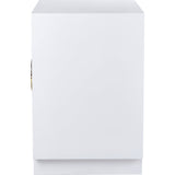 TOV Furniture Cavalli Lacquer Side Table | Grey Burl- TOV-OC4105