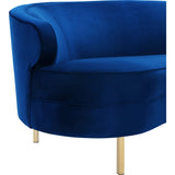 TOV Furniture Baila Velvet Sofa | Navy- TOV-S135