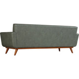 TOV Furniture Lyon Leather Sofa | Smoke Grey- TOV-S31