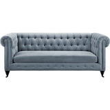 TOV Furniture Hanny Velvet Sofa | Grey- TOV-S48