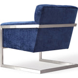 TOV Furniture Moya Velvet Chair | Navy- TOV-S6113