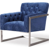 TOV Furniture Moya Velvet Chair | Navy- TOV-S6113