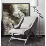 TOV Furniture Sabrina Linen Chair | Grey- TOV-S6114