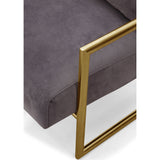 TOV Furniture Elle Velvet Chair | Grey- TOV-S6142