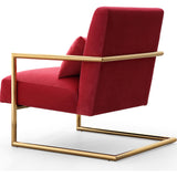 TOV Furniture Elle Velvet Chair | Pink- TOV-S6143