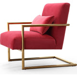 TOV Furniture Elle Velvet Chair | Pink- TOV-S6143