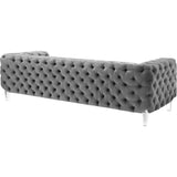 TOV Furniture Celine Velvet Sofa | Grey- TOV-S76