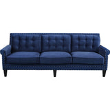TOV Furniture Jonathan Velvet Sofa | Navy- TOV-S77