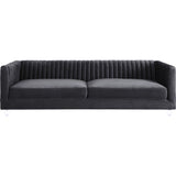 TOV Furniture Aviator Velvet Sofa | Grey TOV-S86