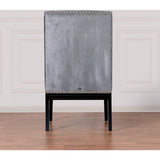 TOV Furniture Tribeca Velvet Chair | Grey- TOV-TRI-GV