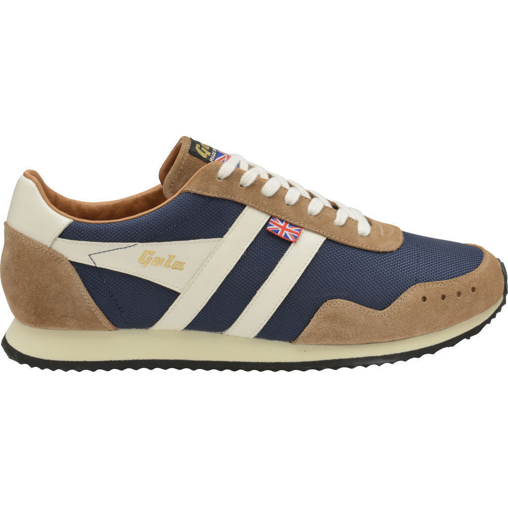 Gola Men's Track Mesh 317 Sneakers in Navy/Tobacco/Off White – Sportique