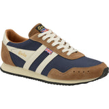 Gola Men's Track Mesh 317 Sneakers | Navy/Tobacco/Off White