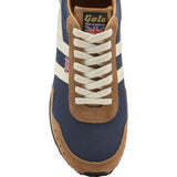 Gola Men's Track Mesh 317 Sneakers | Navy/Tobacco/Off White