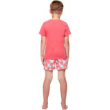 Tom & Teddy Boy's T-Shirt | Deep Sea Coral