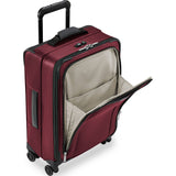 Briggs & Riley Transcend Tall Carry-On Expandable Spinner Suitcase | Merlot