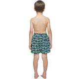 Tom & Teddy Turtle Swim Trunk | Navy & Green Size 1-2