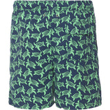 Tom & Teddy Turtle Swim Trunk | Navy & Green Size M