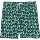 Tom & Teddy Turtle Swim Trunk | Navy & Green Size XL