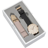 The Horse Original Valentine's Day Watch Gift Box | Black & Blush A14i