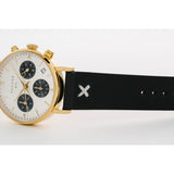 Throne Fragment 2.0 Chronograph Watch | Black/White Stitching