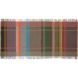 Wallace Sewell Portland Small Lambswool Basket Weave Throw | Multi-Yellow