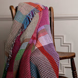 Wallace Sewell Virginia Small Lambswool Honeycomb | Multi-Pink