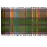 Wallace Sewell Eden Small Lambswool Pinstripe Throw | Multi-Green