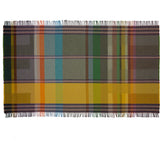 Wallace Sewell Eden Small Lambswool Pinstripe Throw | Multi-Green