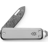 The James Brand The Elko Knife | Titanium/Damascus Straight