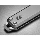 The James Brand The Elko Knife | Titanium/Damascus Straight