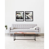 Gus* Modern Tobias Rectangular Coffee Table | Walnut/Black ECCTTOBR-wn-bl