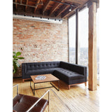 Gus* Modern Tobias Square Coffee Table | Walnut/Black ECCTTOBI-wn-bl