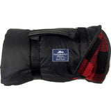 Faribault Buffalo Check Travel Blanket | Red/Black- BABCRD1539