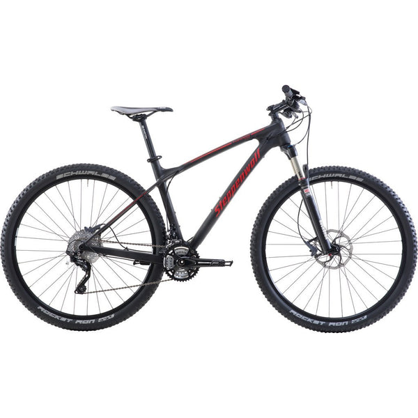 Steppenwolf Tundra Carbon Race Hardtail MTB Bicycle | Black/Red- SWM235-4701
