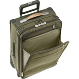 Briggs & Riley Large Expandable Upright Suitcase | Olive