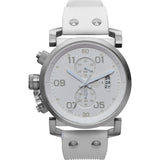 Vestal Uss Observer Chrono Watch | White/Silver/White OBCS003