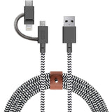 Native Union Universal Belt 2m Cable | Zebra