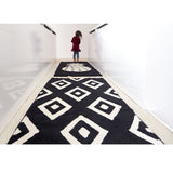 Lorena Canals Diamonds Washable Rug | Black