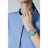 VOID V03D Copper Round Date Light Blue Watch | Grey Leather V03D-CO/GY/NY