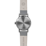 VOID V03D Metis Brushed Round White Watch | Grey Leather