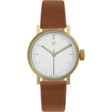 Void VO3P Round Petite Watch | Gold/Light Brown/White