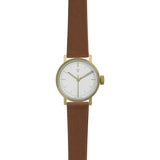 Void VO3P Round Petite Watch | Gold/Light Brown/White