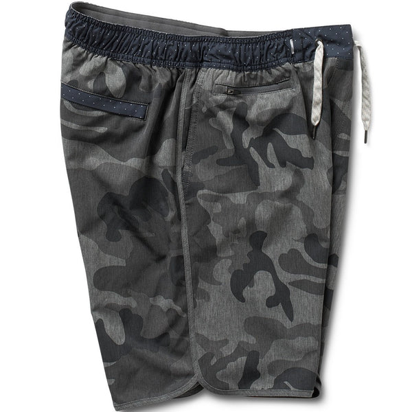 Vuori Banks Shorts | Grey Camo V315