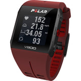 Polar V800 GPS Sport Tracking Watch HR Cycling Bundle | Red 90061182