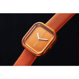 Hygge Väri Sunset Orange Watch | Orange Leather