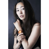 Hygge Väri Sunset Orange Watch | Orange Leather