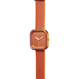 Hygge Väri Sunset Orange Watch | Orange Leather