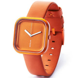 Hygge Väri Sunset Orange Watch | Orange Leather