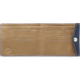Orchill Vault Bi-Fold Snap Closure Wallet | Blue/Brown